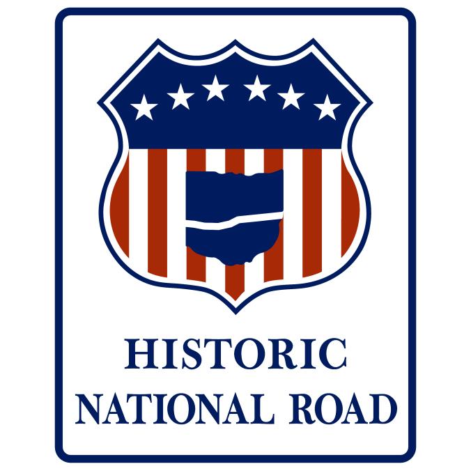 Historic National Road Sign